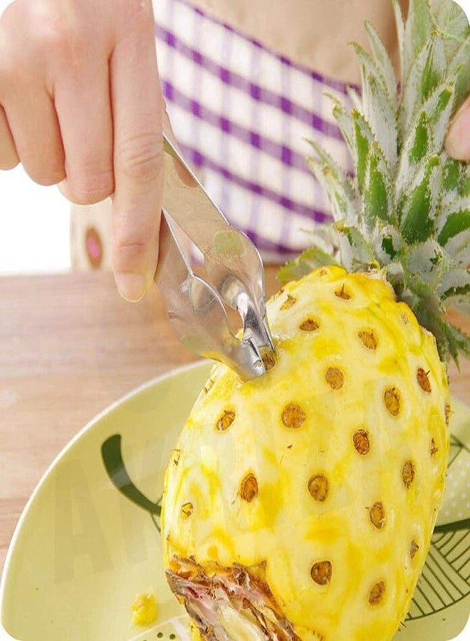 AKRIZA Stainless Steel Pineapple Eye Remover Peeler Portable Cutter Corer Clip Fruit Slicer Kitchen Tool - Image 4
